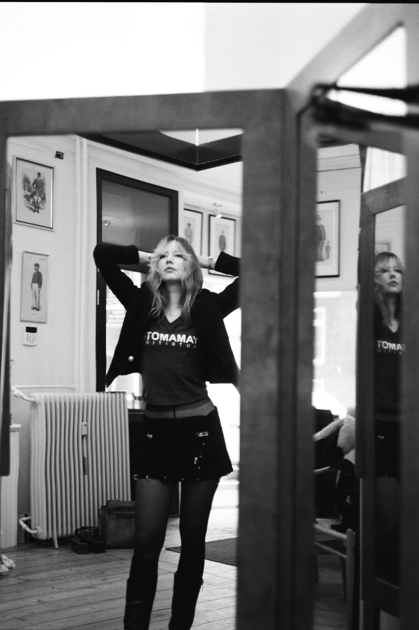 Showhorse Wool Miniskirt